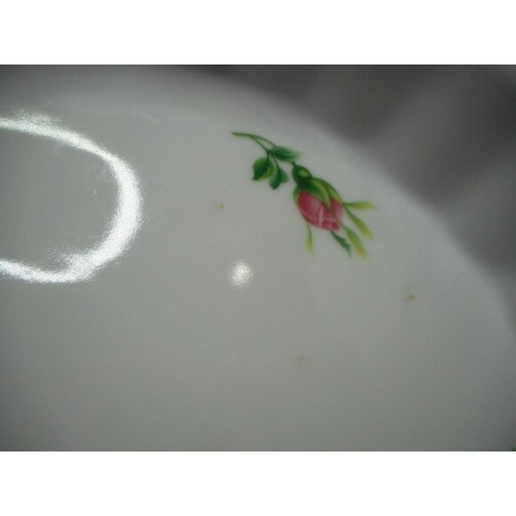 Christineholm Porcelain Rose Fluted Quiche Bakeware Dish Pie pan 9.5” x 1.5" - Picture 2 of 4